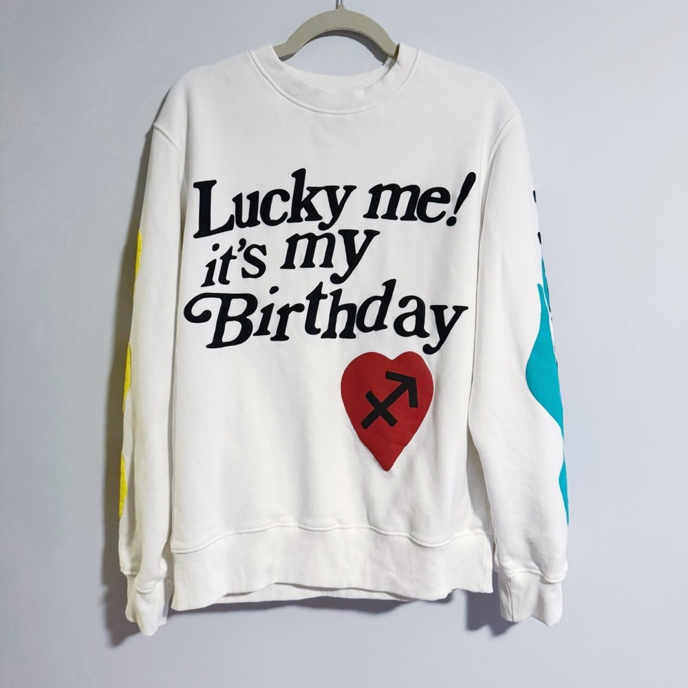 Cactus Plant Flea Market XYZ Kids See Ghosts - White Lucky Me It’s My Birthday